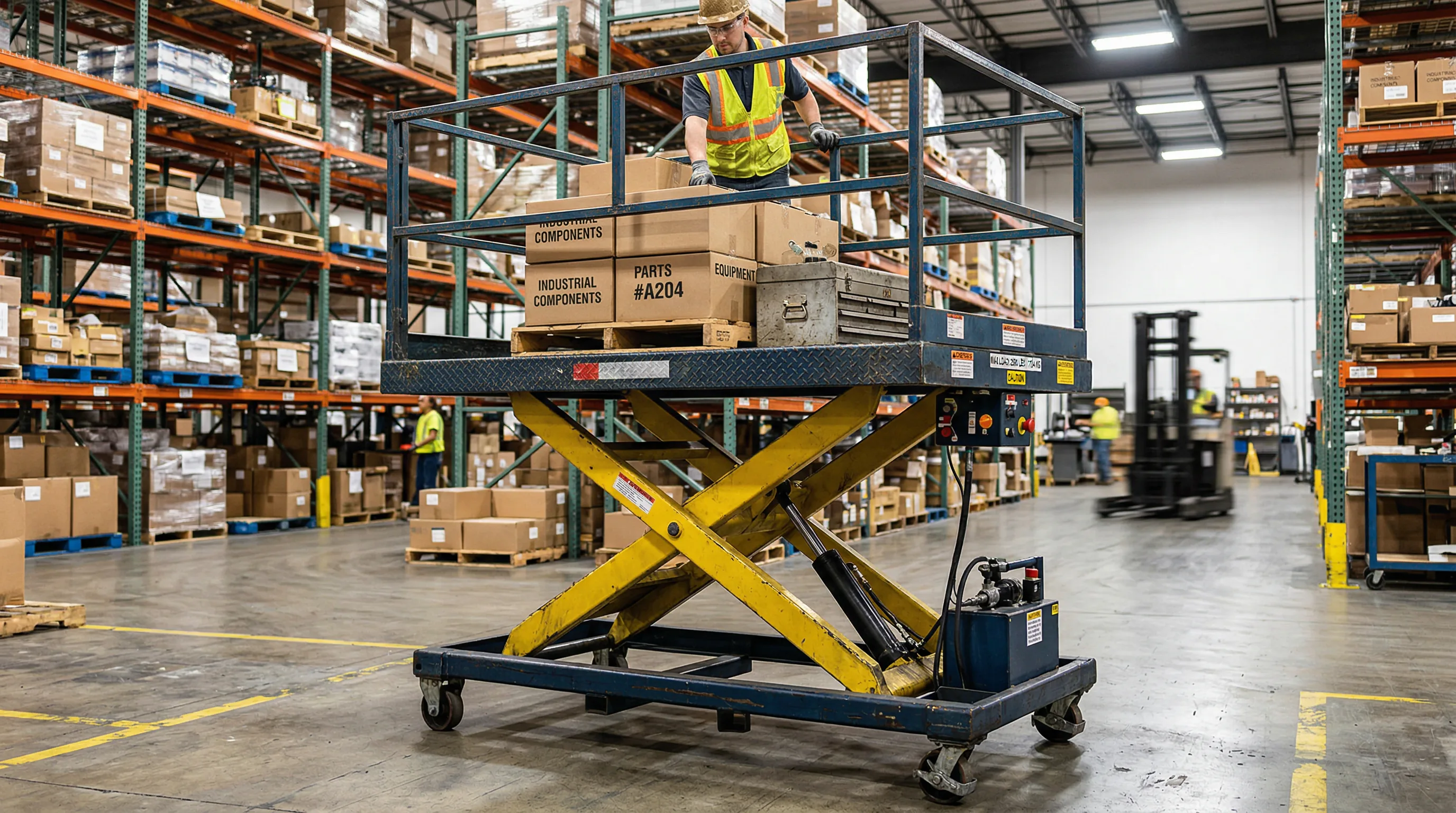 Lift Tables available from Delaware Pallet Racking in Wilmington DE and Delaware