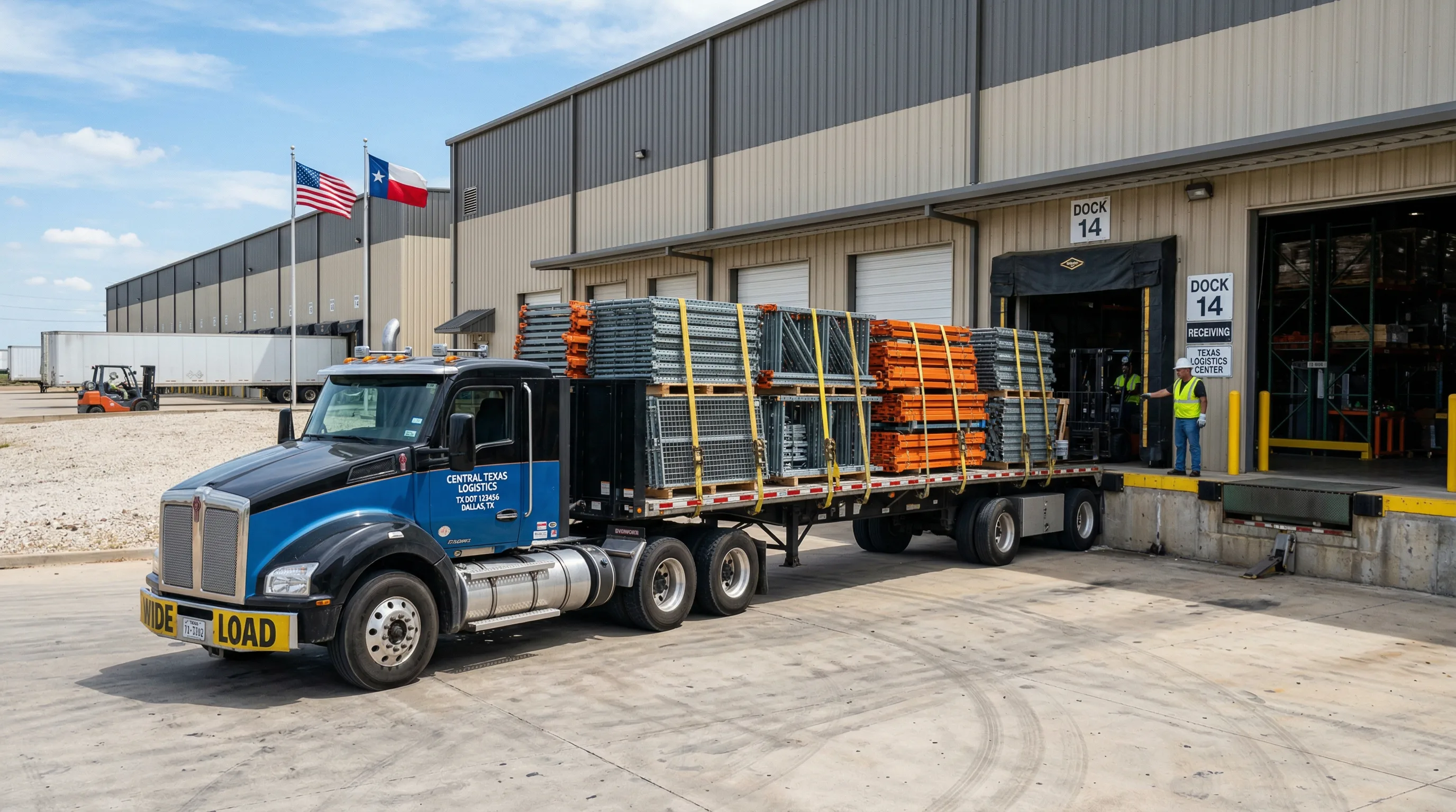 Pallet racking delivery and relocation services in the Delaware metro